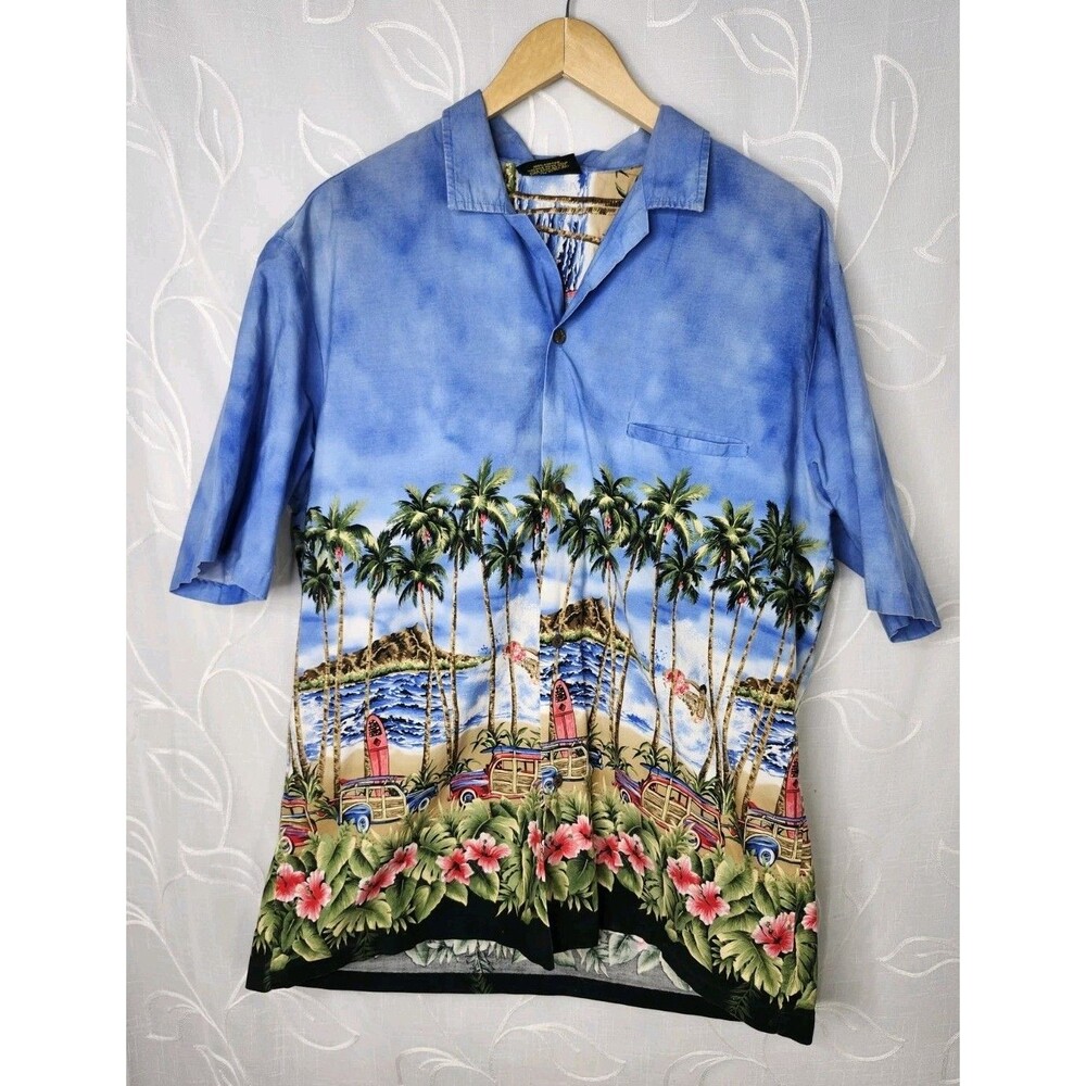 Vintage Royal Creations Hawaiian Shirt Men’s XL Floral Made in Hawaii Y2K 90s